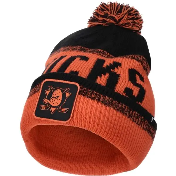 FANATICS FANATICS ANAHEIM DUCKS THRIVE CUFFED POM BEANIE Шапка, оранжево, размер