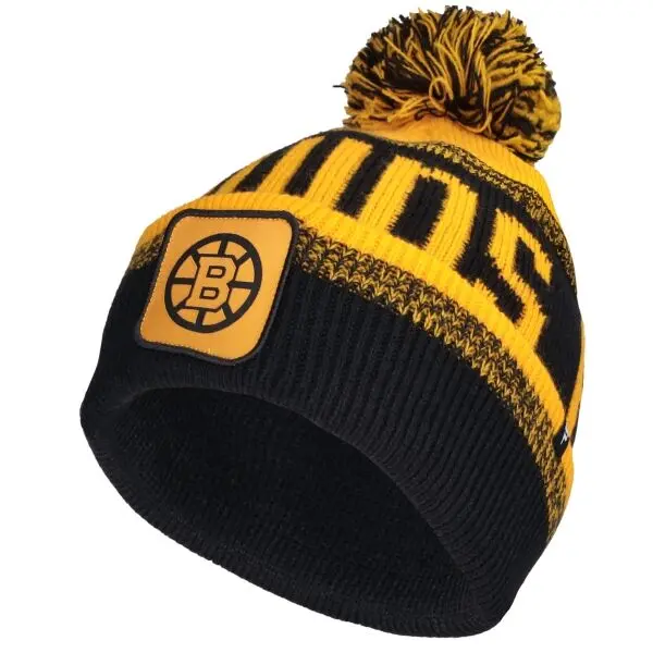FANATICS FANATICS BOSTON BRUINS THRIVE CUFFED POM BEANIE Шапка, черно, размер