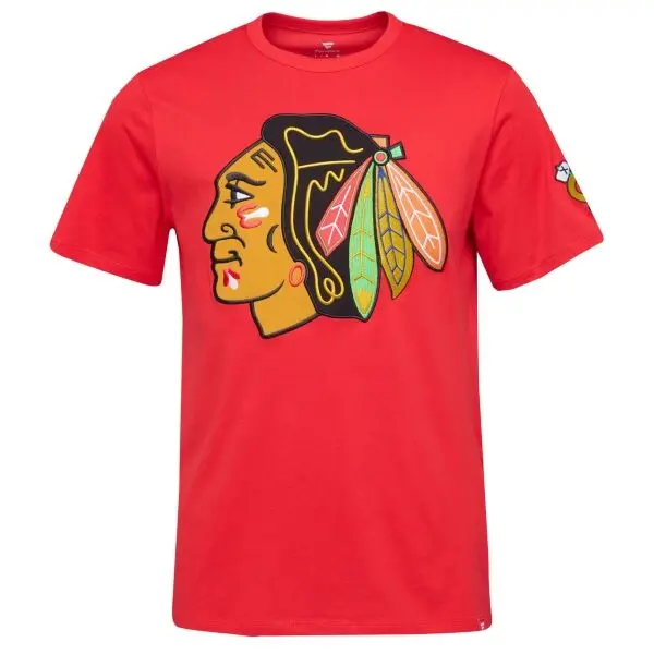FANATICS FANATICS CHICAGO BLACKHAWKS HAT TRICK TEE Тениска, червено, размер