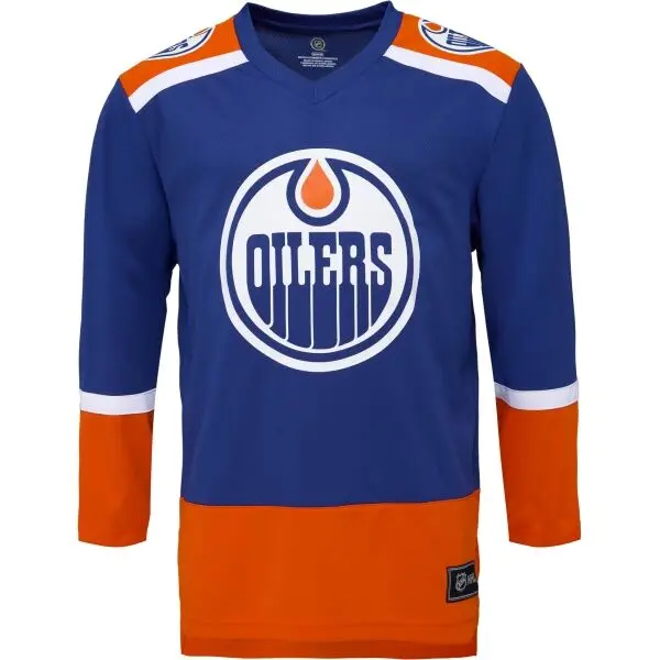 FANATICS FANATICS EDMONTON OILERS HOME VALUE JERSEY Фланелка за хокей, синьо, размер