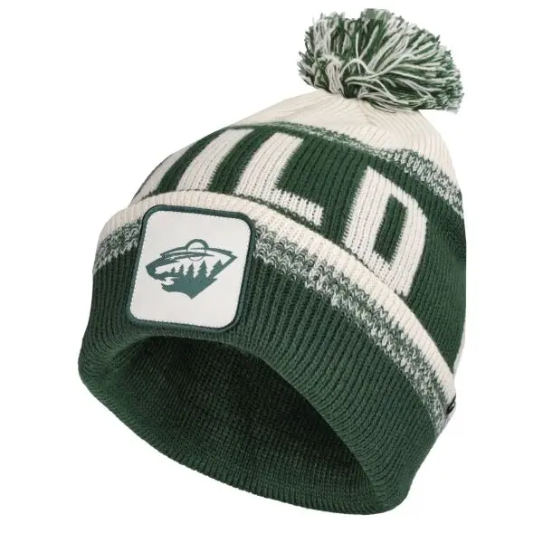 FANATICS FANATICS MINNESOTA WILD THRIVE CUFFED POM BEANIE Шапка, зелено, размер