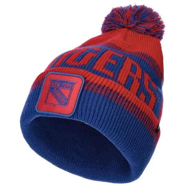 FANATICS FANATICS NEW YORK RANGERS THRIVE CUFFED POM BEANIE Шапка, синьо, размер