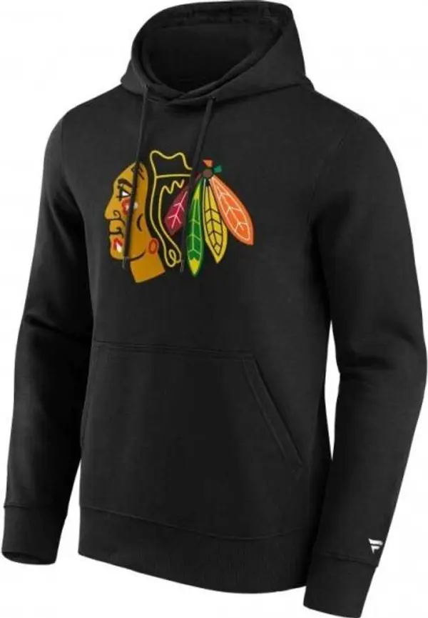 FANATICS FANATICS NHL PRIMARY LOGO GRAPHIC CHICAGO BLACKHAWKS Мъжки суитшърт, черно, размер