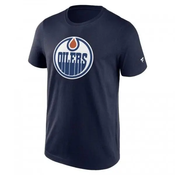 FANATICS FANATICS NHL PRIMARY LOGO GRAPHIC EDMONTON OILERS Мъжка тениска, тъмносин, размер