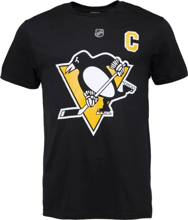 FANATICS FANATICS PITTSBURGH PENGUINS - SIDNEY CROSBY Тениска, черно, размер