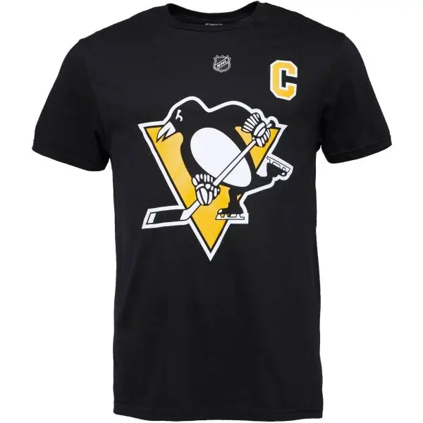 FANATICS FANATICS PITTSBURGH PENGUINS - SIDNEY CROSBY Тениска, черно, размер
