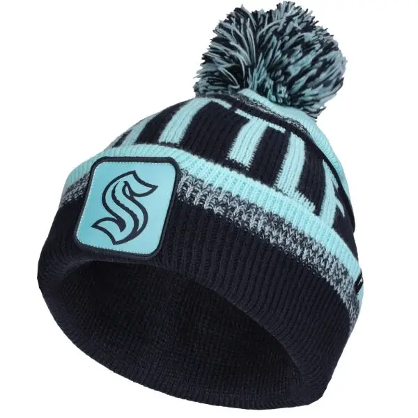 FANATICS FANATICS SEATTLE KRAKEN THRIVE CUFFED POM BEANIE Шапка, тъмносин, размер