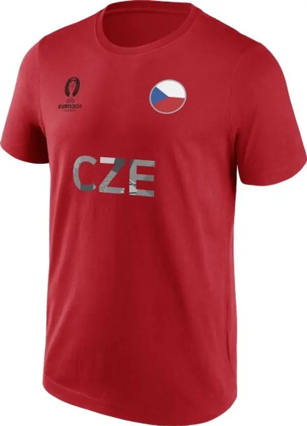 FANATICS FANATICS UEFA EURO 2024 CZECHIA NATION FLAG Мъжка тениска, червено, размер