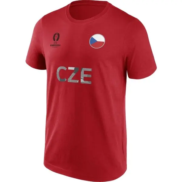 FANATICS FANATICS UEFA EURO 2024 CZECHIA NATION FLAG Мъжка тениска, червено, размер XXL