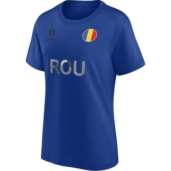 FANATICS FANATICS UEFA EURO 2024 ROMANIA NATION FLAG Дамска тениска, синьо, размер