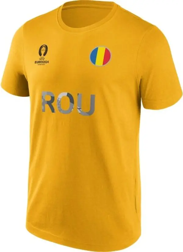 FANATICS FANATICS UEFA EURO 2024 ROMANIA NATION FLAG Мъжка тениска, златно, размер