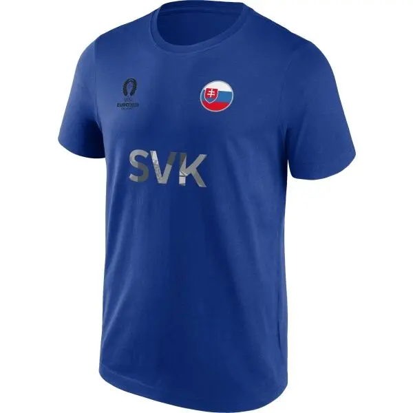 FANATICS FANATICS UEFA EURO 2024 SLOVAKIA NATION FLAG Мъжка тениска, синьо, размер