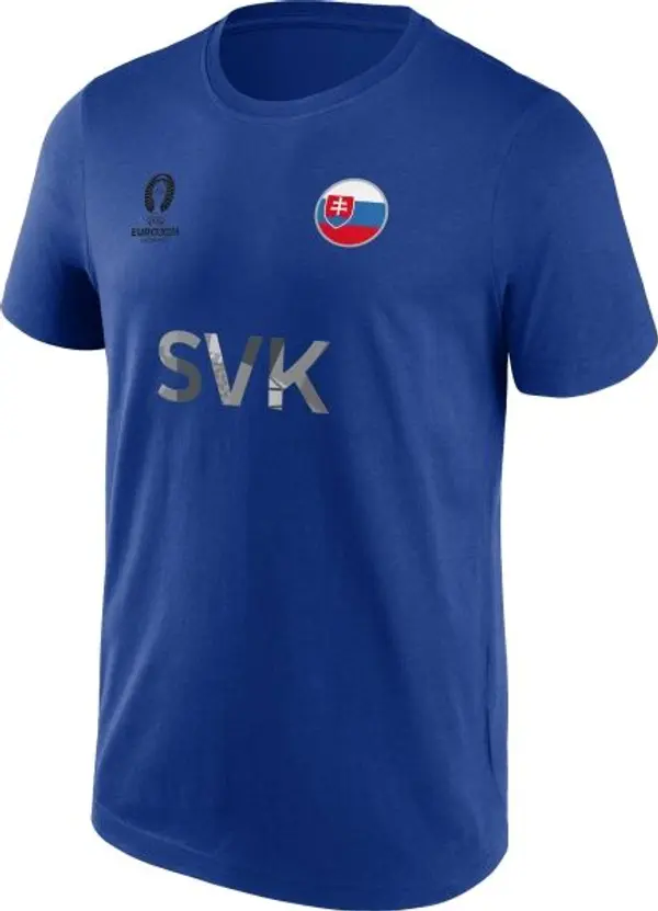 FANATICS FANATICS UEFA EURO 2024 SLOVAKIA NATION FLAG Мъжка тениска, синьо, размер XXL