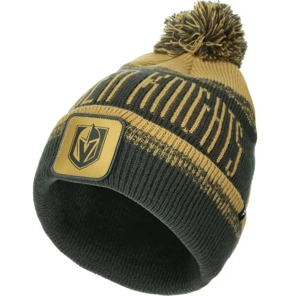 FANATICS FANATICS VEGAS GOLDEN KNIGHTS THRIVE CUFFED POM BEANIE Шапка, сиво, размер