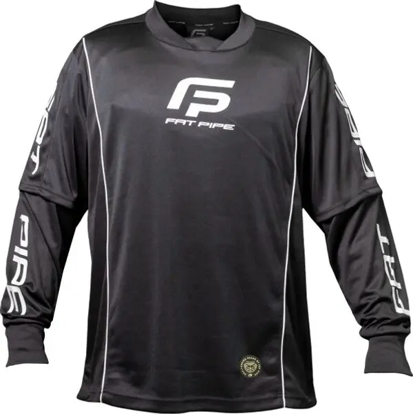 Fat Pipe Fat Pipe SHIRT Вратарска фланелка, черно, размер