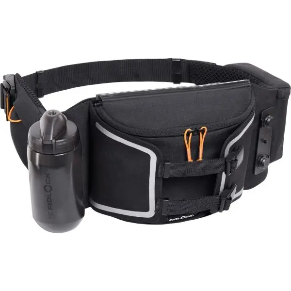 FIDLOCK FIDLOCK HIP BELT DOUBLE + TWIST 450ML Чантичка за кръста с бутилка, черно, размер