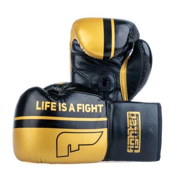 Fighter Fighter COMPETITION 10 OZ Боксьорски ръкавици, черно, размер