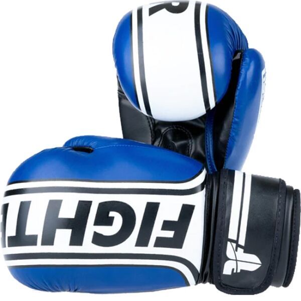 Fighter Fighter BASIC STRIPE 12 OZ Боксьорски ръкавици, синьо, размер 12 OZ