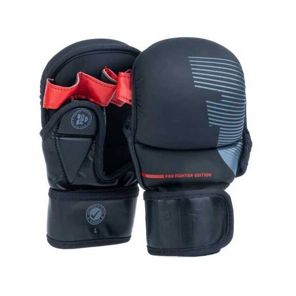 Fighter Fighter PRO PU ММА ръкавици, черно, размер