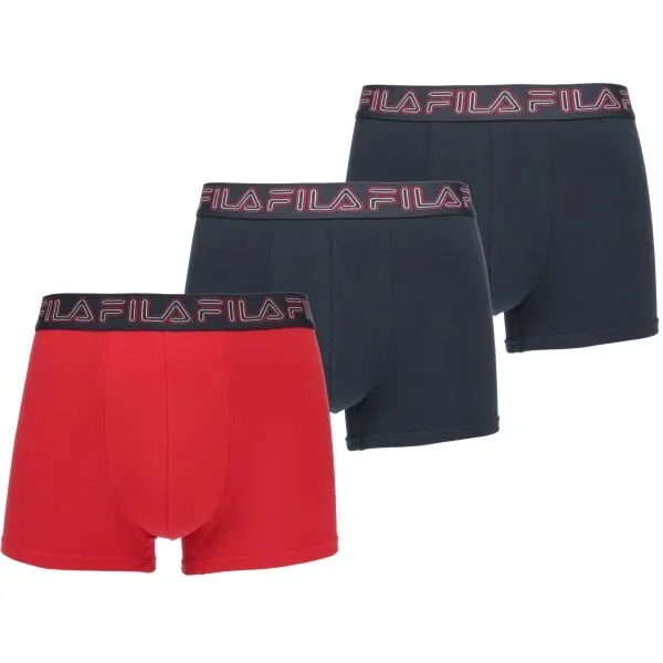 Fila Fila BOXER 3 PIECES IN A GIFTBOX Мъжки боксерки, тъмносин, размер