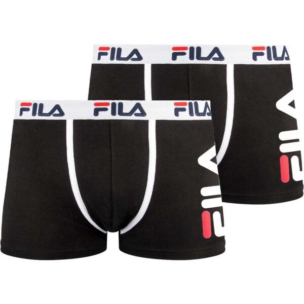 Fila Fila BOXER 2-PACK M Мъжки боксерки, черно, размер XXL