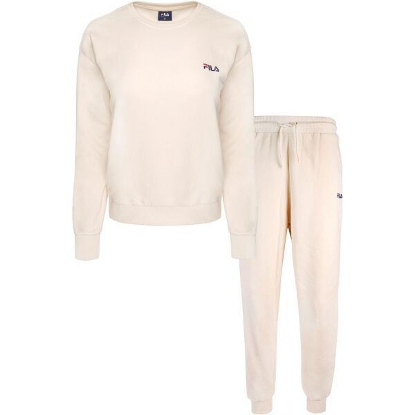 Fila Fila IN COTTON BRUSHED FLEECE Дамска пижама, бежово, размер