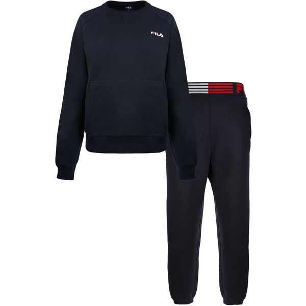 Fila Fila IN COTTON BRUSHED FLEECE Дамска пижама, тъмносин, размер