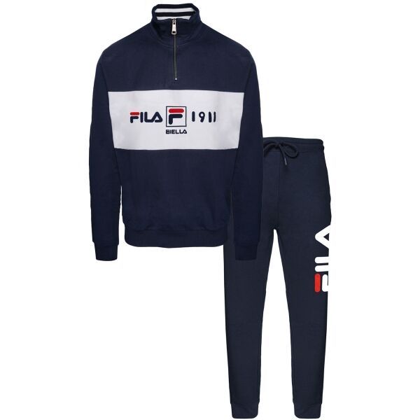 Fila Fila IN COTTON BRUSHED FLEECE Мъжка пижама, тъмносин, размер