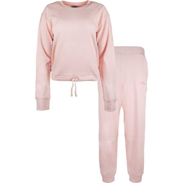 Fila Fila INTERLOCK CREW Дамски спортен екип, цвят сьомга, размер