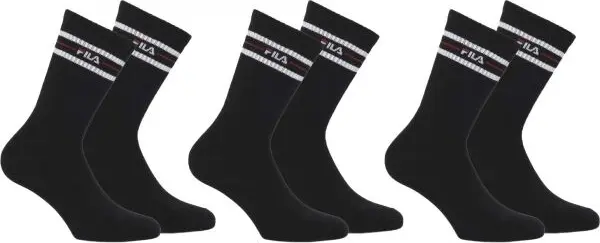 Fila Fila LIFESTYLE PLAIN SOCKS Чорапи, черно, размер 43-46