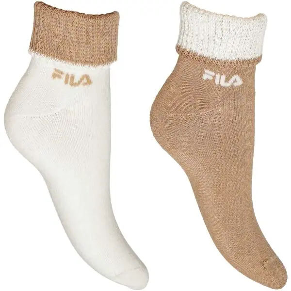 Fila Fila LIFESTYLE QUARTER FULL TERRY Дамски чорапи, кафяво, размер 35-38