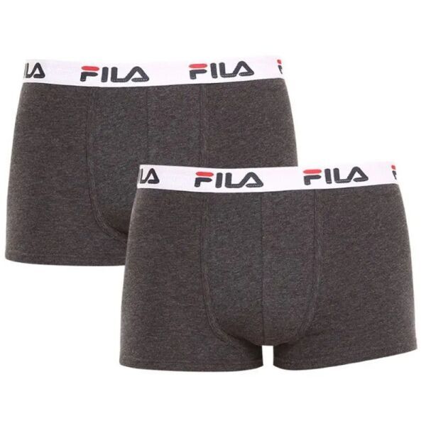 Fila Fila MAN BOXER 2 PACK Мъжки боксерки, тъмносиво, размер