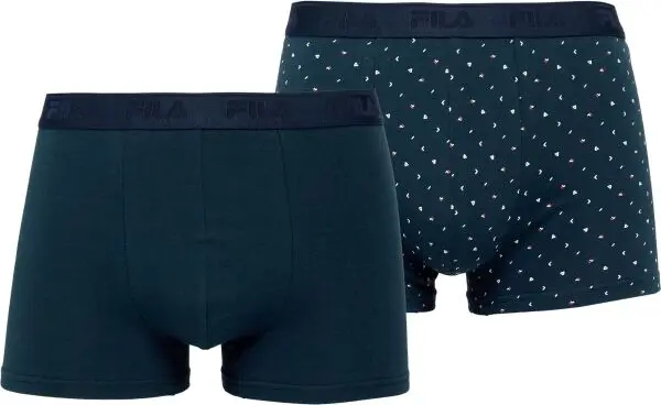 Fila Fila MAN BOXER ELASTIC WITH LOGO Мъжки боксерки, тъмносин, размер