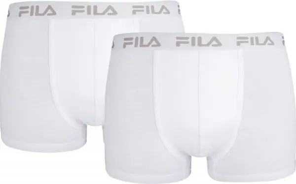 Fila Fila MAN BOXERS 2 PACK Мъжки боксерки, бяло, размер