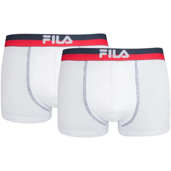 Fila Fila MAN BOXERS 2 PACK Мъжки боксерки, бяло, размер