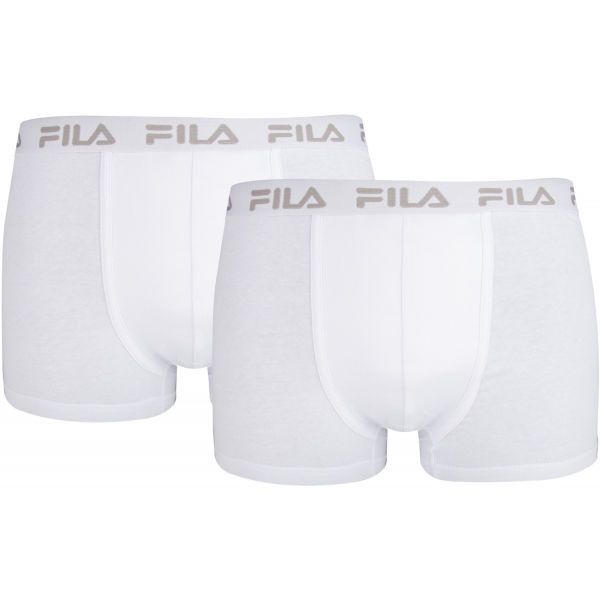 Fila Fila MAN BOXERS 2 PACK Мъжки боксерки, бяло, размер