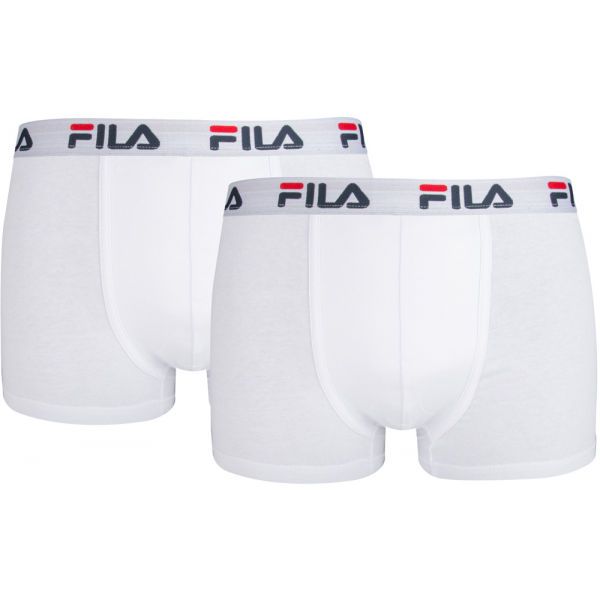 Fila Fila MAN BOXERS 2 PACK Мъжки боксерки, бяло, размер