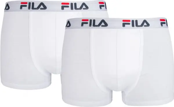 Fila Fila MAN BOXERS 2 PACK Мъжки боксерки, бяло, размер