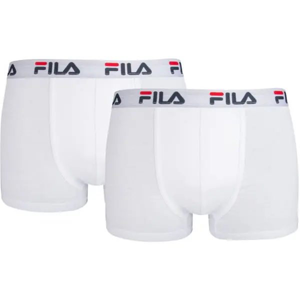 Fila Fila MAN BOXERS 2 PACK Мъжки боксерки, бяло, размер XXL