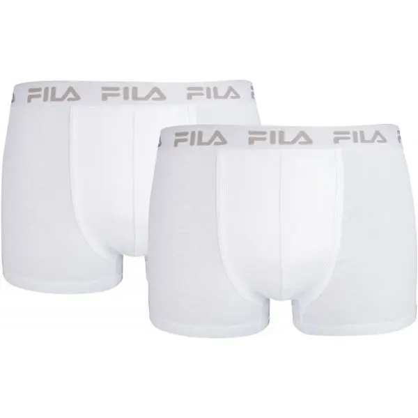 Fila Fila MAN BOXERS 2 PACK Мъжки боксерки, бяло, размер XXL