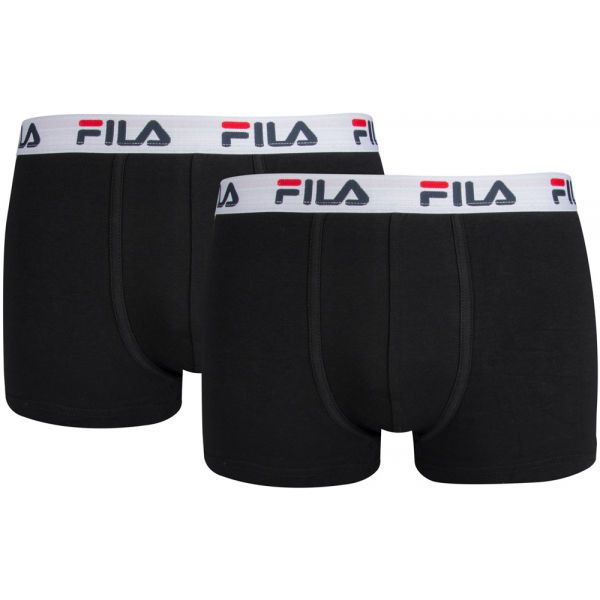 Fila Fila MAN BOXERS 2 PACK Мъжки боксерки, черно, размер