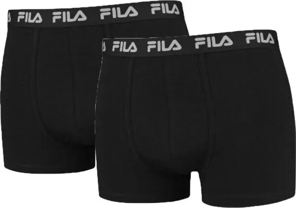 Fila Fila MAN BOXERS 2 PACK Мъжки боксерки, черно, размер