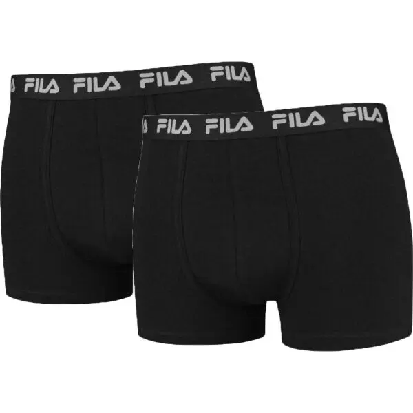 Fila Fila MAN BOXERS 2 PACK Мъжки боксерки, черно, размер XXL