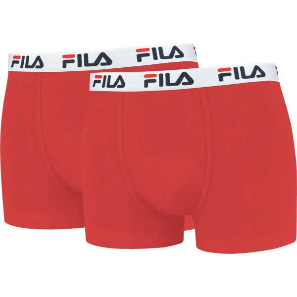 Fila Fila MAN BOXERS 2 PACK Мъжки боксерки, червено, размер