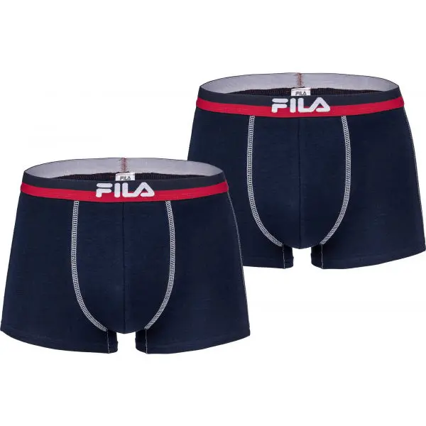 Fila Fila MAN BOXERS 2 PACK Мъжки боксерки, тъмносин, размер XXL