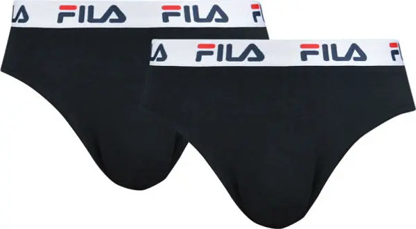 Fila Fila MAN BRIEF 2-PACK Мъжки слипове, черно, размер