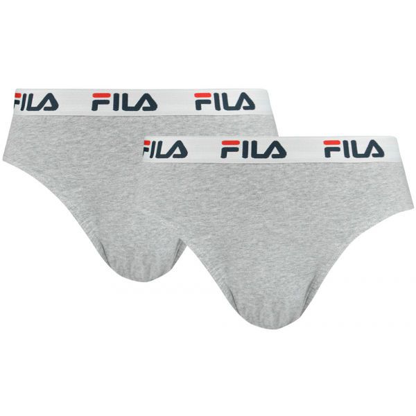 Fila Fila MAN BRIEF 2-PACK Мъжки слипове, сиво, размер