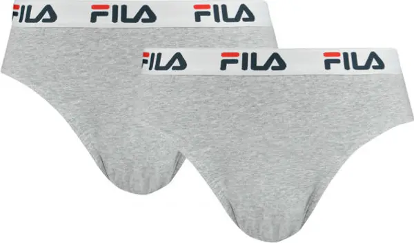Fila Fila MAN BRIEF 2-PACK Мъжки слипове, сиво, размер
