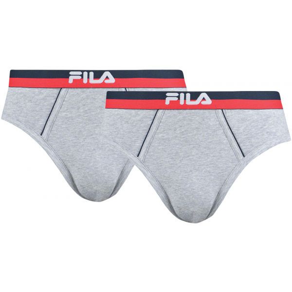 Fila Fila MAN BRIEF 2-PACK Мъжки слипове, сиво, размер