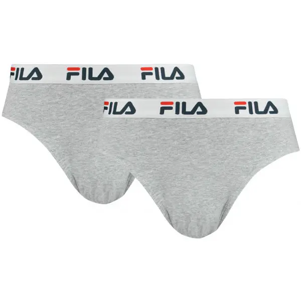 Fila Fila MAN BRIEF 2-PACK Мъжки слипове, сиво, размер XXL